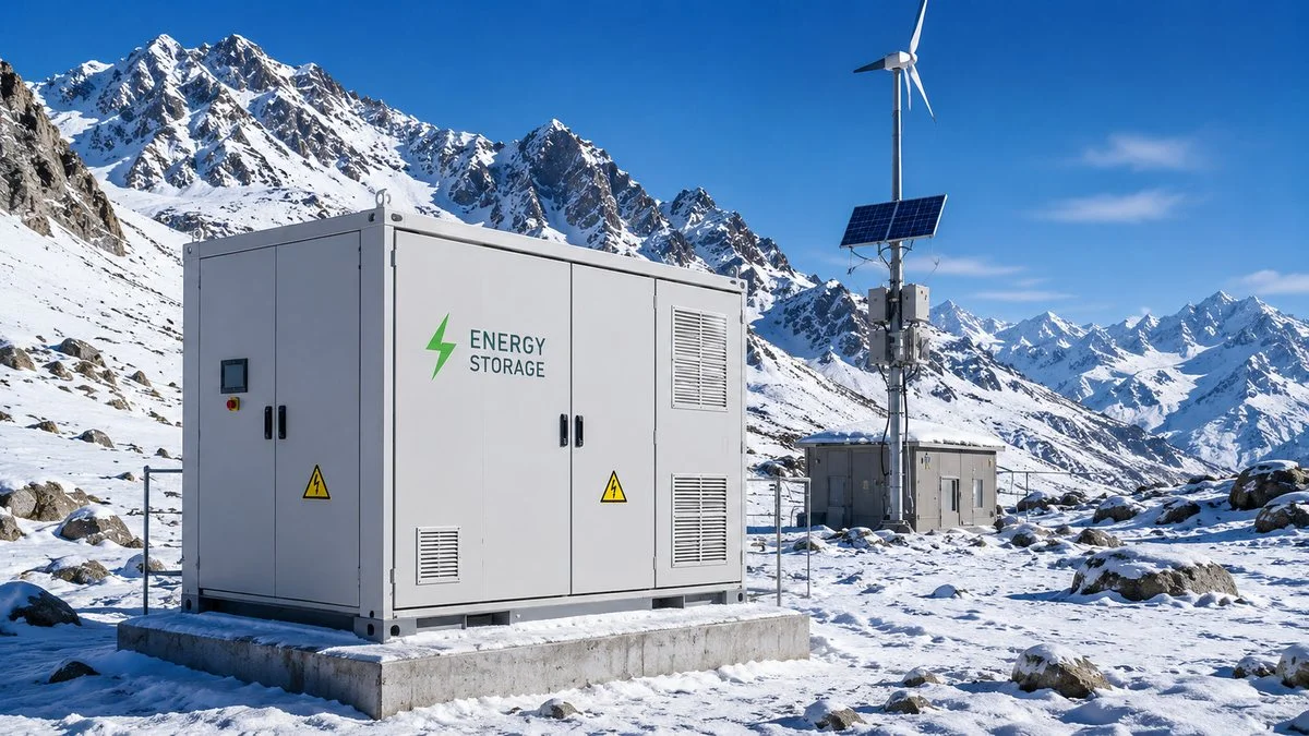 Energy storage in high altitude extreme cold region