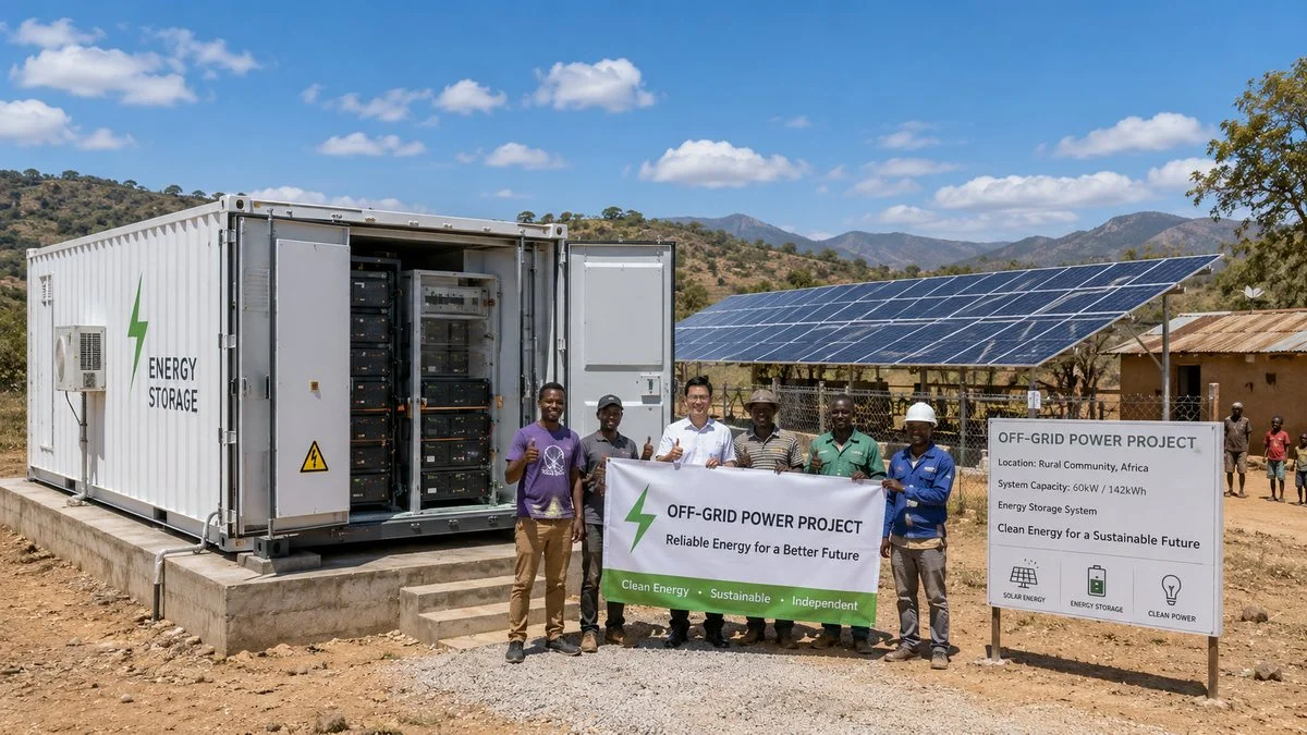 Overseas off-grid power supply project deployment