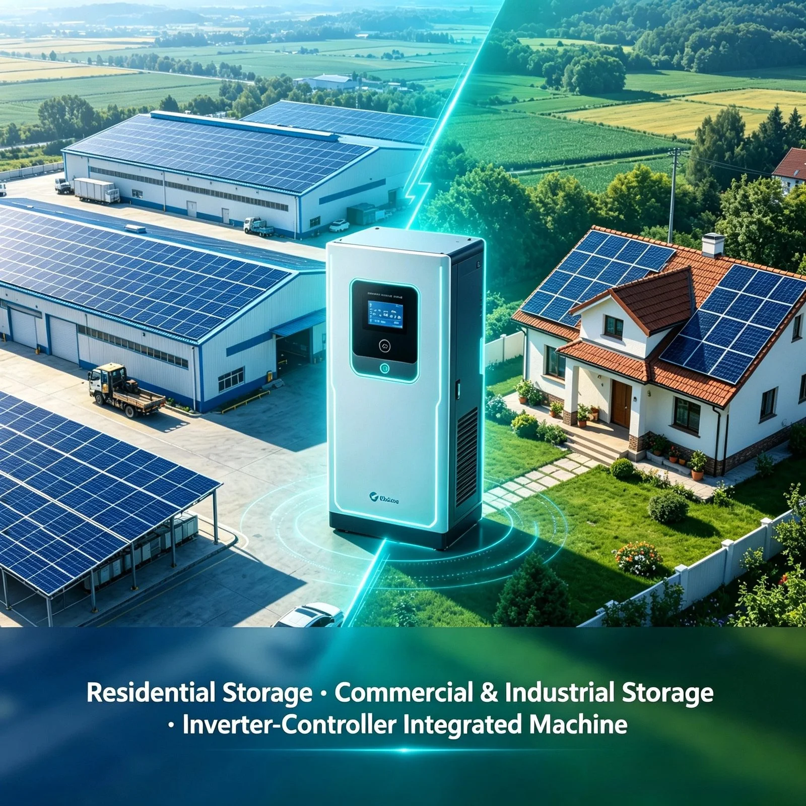 Commercial and industrial energy storage station